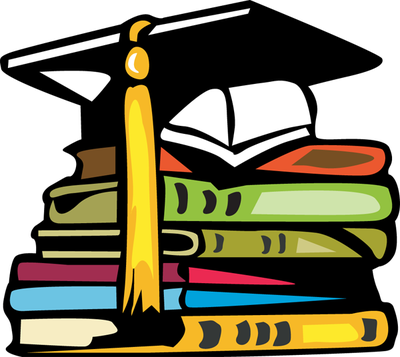 Stacked Books Clip Art Clipart - Books Clip Art For College (400x357)