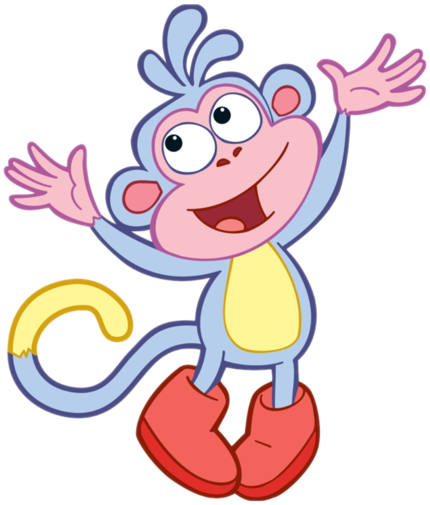 Powerful New Cartoon Characters More Png Pictures - Boots From Dora The Explorer (998x1109)