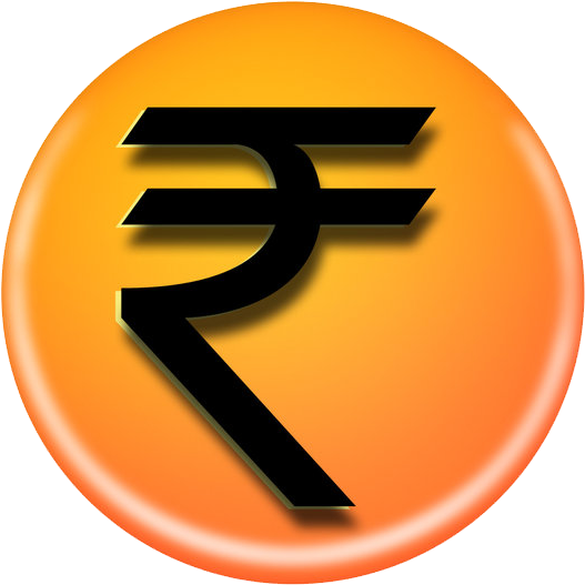 Indian Rupee Sign Symbol Money - Indian Rupee Symbol Png (564x553)