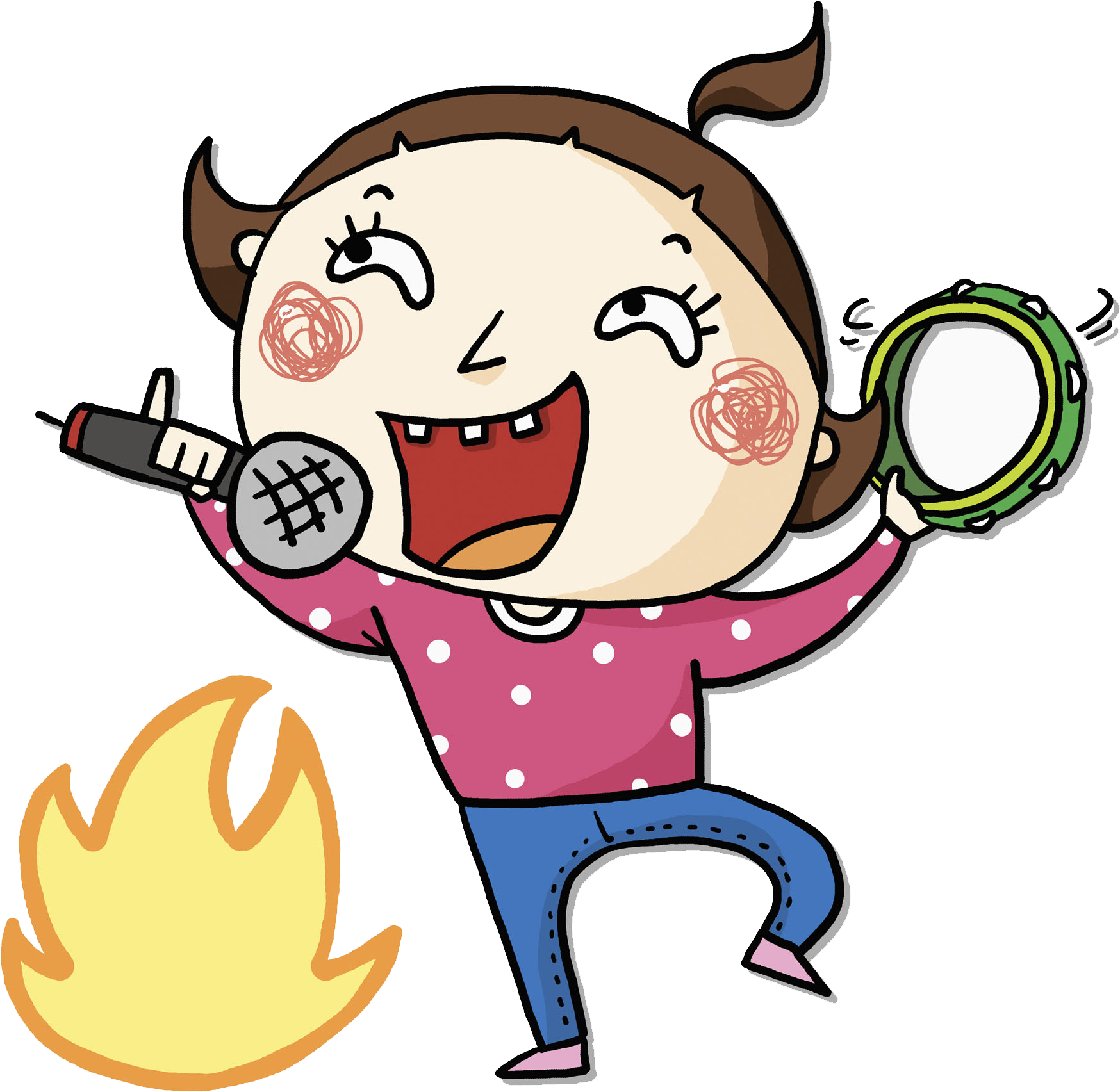 Singing Girl 1869*1869 Transprent Png Free Download - Singing Girl 1869*1869 Transprent Png Free Download (1869x1869)