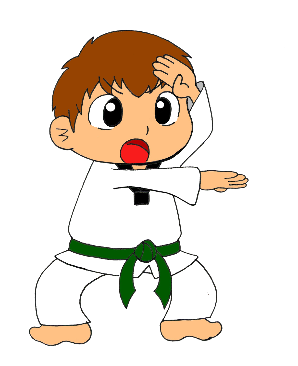 Taekwondo Martial Arts Kick Clip Art - Taekwondo Martial Arts Kick Clip Art (1280x1600)