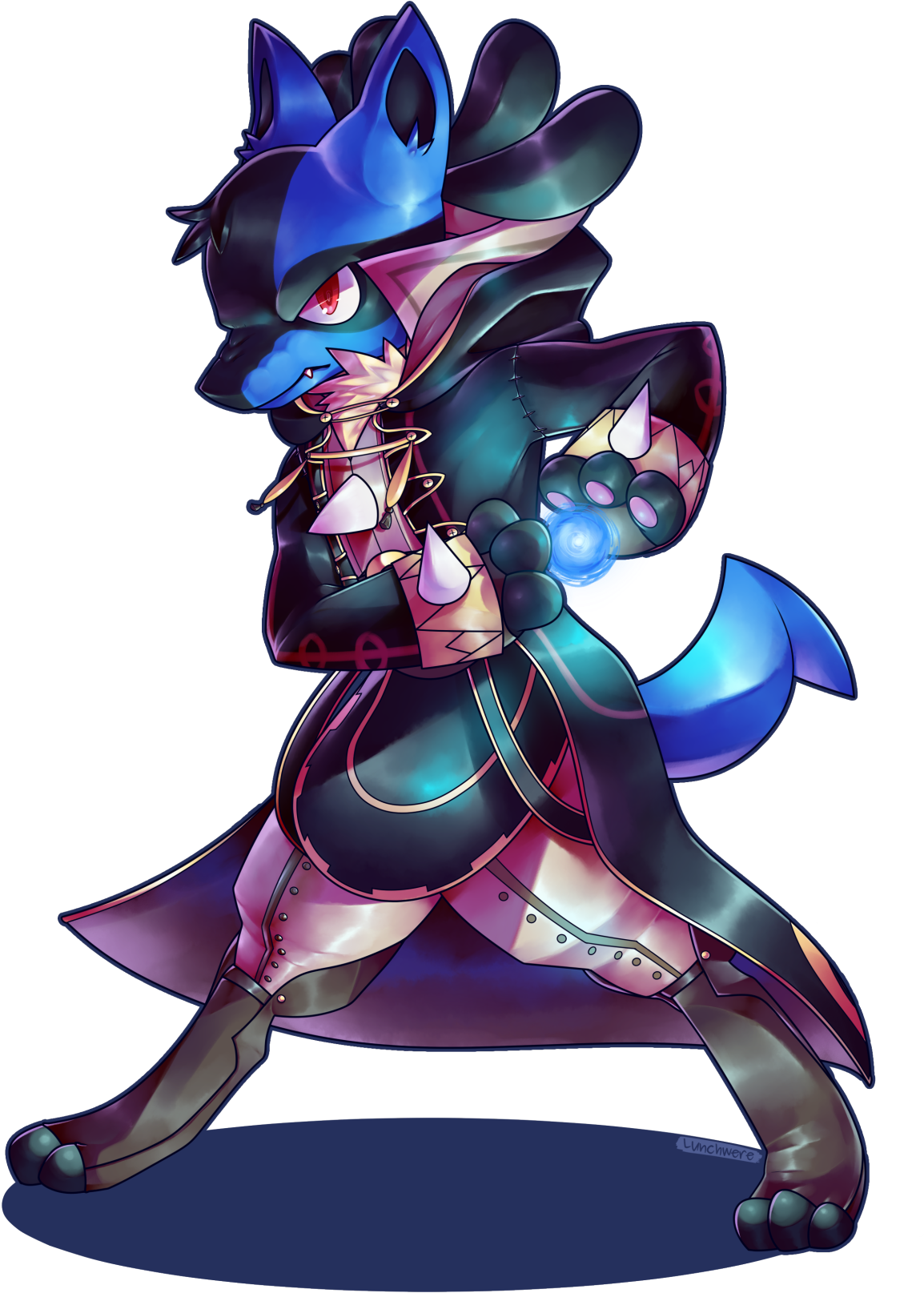 Lucario And Riolu Temple - Fire Emblem & Pokemon (1280x1792)