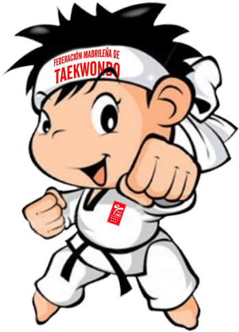 Federación Madrileña De Taekwondo - Cartoon (348x500)