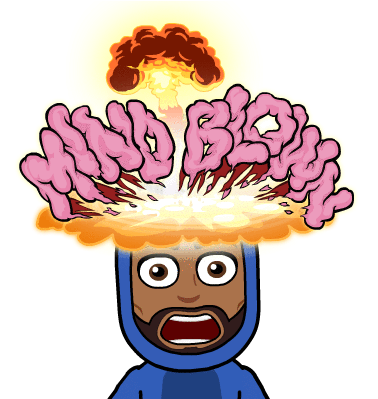 The Truth Is In Our Natural State We Experience The - Blown Mind Clip Art Gif (398x398)