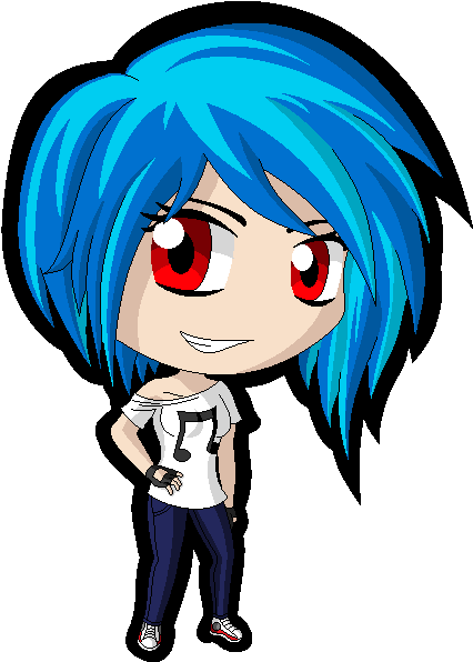 Vinyl Scratch By Zantyarz - Chibi Vinyl Scratch Human (480x650)
