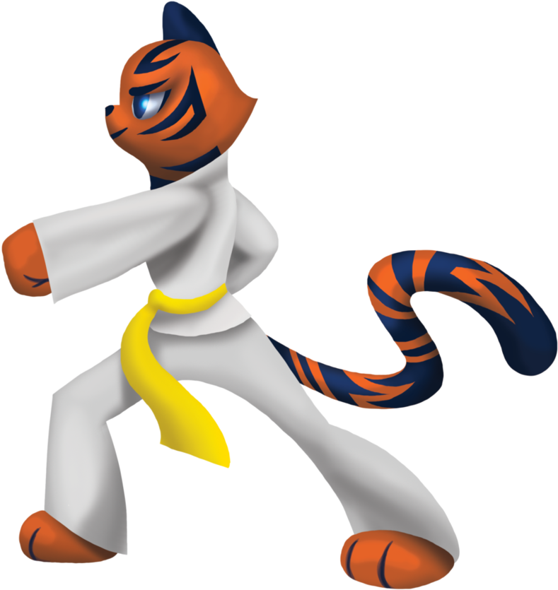 Soren Taekwondo Tiger By Snowboardleopard - Cartoon (894x894)