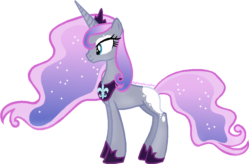 Fleurna By Nightmarelunafan - Mlp Luna And Fleur De Lis (911x662)