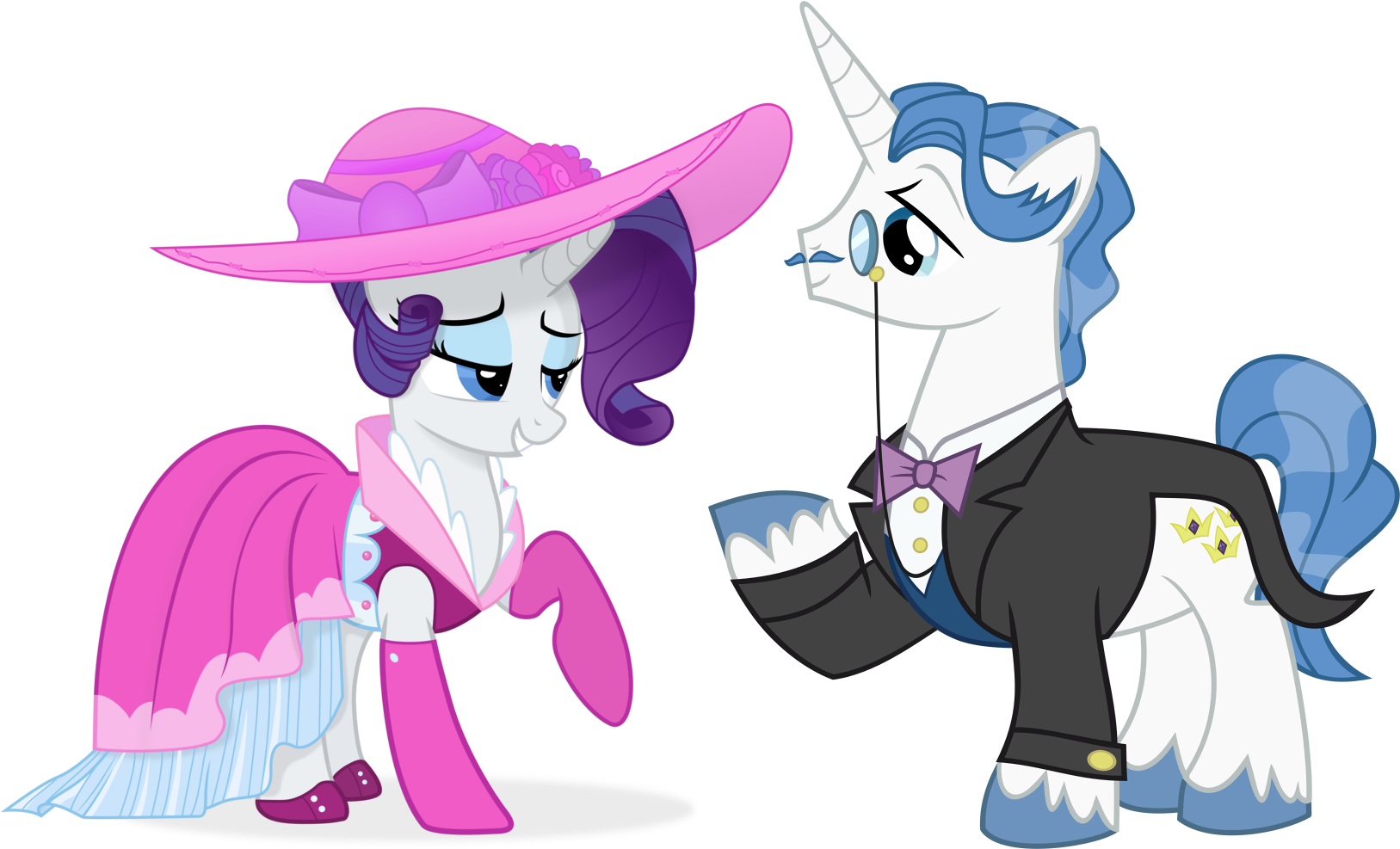 Mattyhex 114 10 Oh Rarity, You Look Beautiful By Luuandherdraws - Fanfiction Rarity And Fancy Pants (1800x1050)