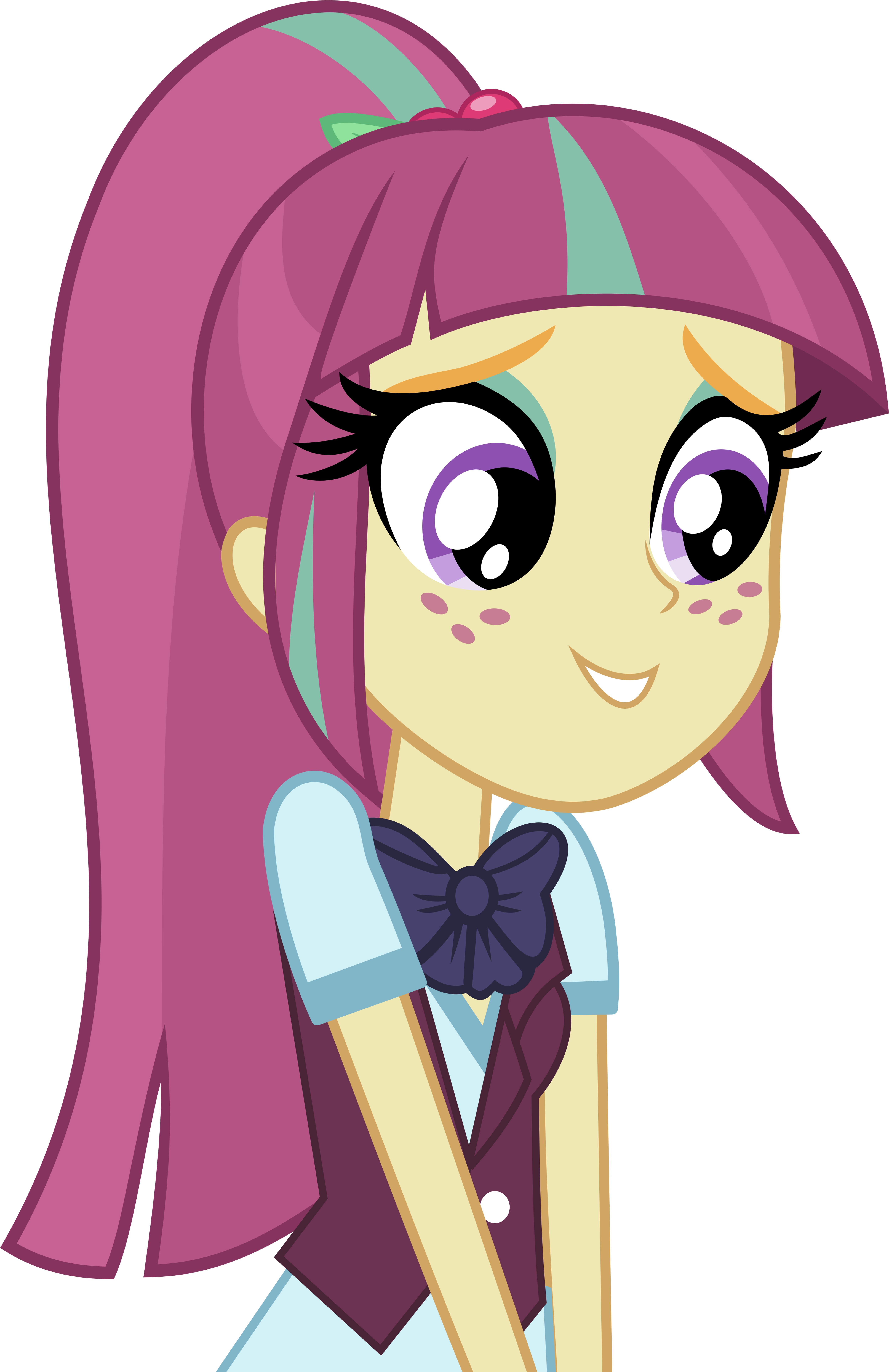 Mlp Eqg 3 Sour Sweet Awww Vector Fix - Sour Sweet Mlp Png (5000x7991)