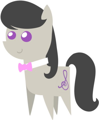 My Little Pony Friendship Is Magic Wallpaper Probably - Mlp Chibi Octavia (500x471)