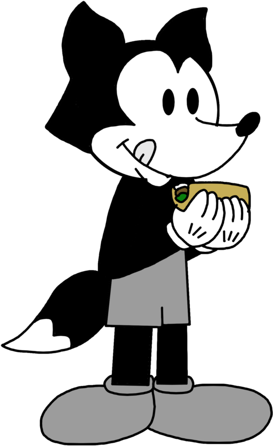 Foxy With Taco By Marcospower1996 - Cartoon (894x894)