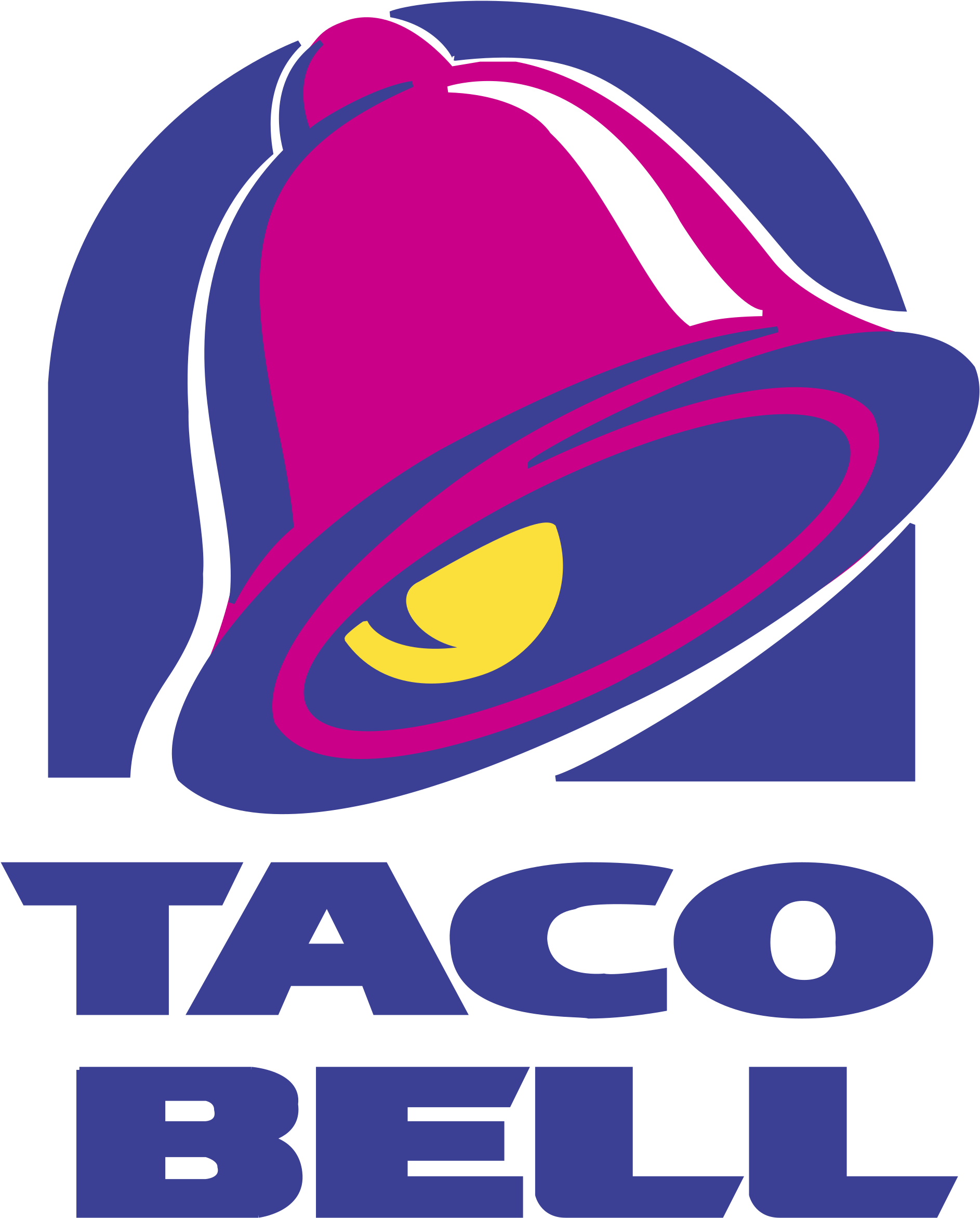 Taco Bell Logo Black And White - Taco Bell Restaurant Logo (2400x2400)