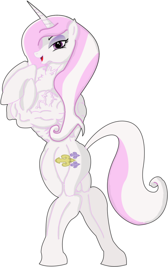 Pandatarius, Fleur De Lifts, Fleur De Lis, Flexing, - Pony Muscle (745x1024)
