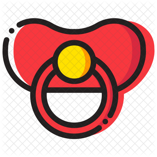 Pacifier Icon - Emblem (512x512)