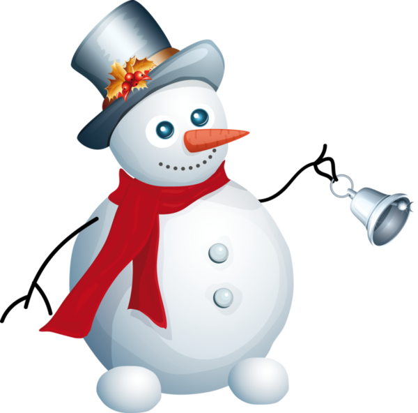 Bonhomme De Neige Png (600x592)