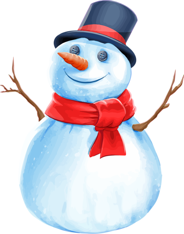 Muñeco De Nieve Pintado (600x763)