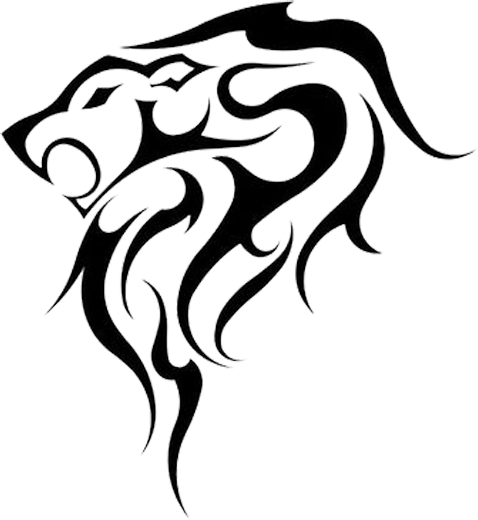 Share This Image - Simple Lion Tattoos Designs (478x520)