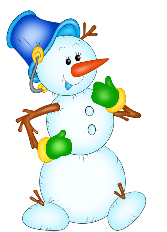 Christmas Clip Art Of Snowman - Snowman (574x800)