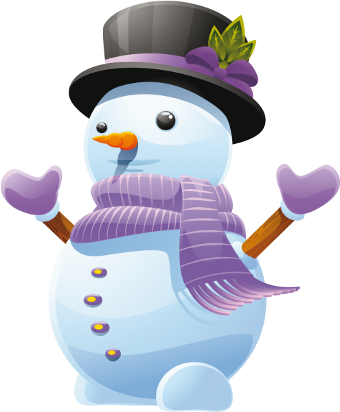Bonhomme De Neige - Free Download Gif Images For Website (600x600)