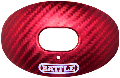 Battle Oxygen Pacifier Mouthguard With Detachable Strap - Battle Sports Science Carbon Chrome Oxygen Lip Protector (500x500)