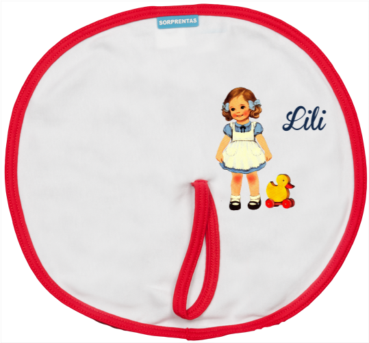 Sweet Girl With A Toy Duck - Creative Fashion Muti Color Graffiti Wallet Billeteras (768x500)