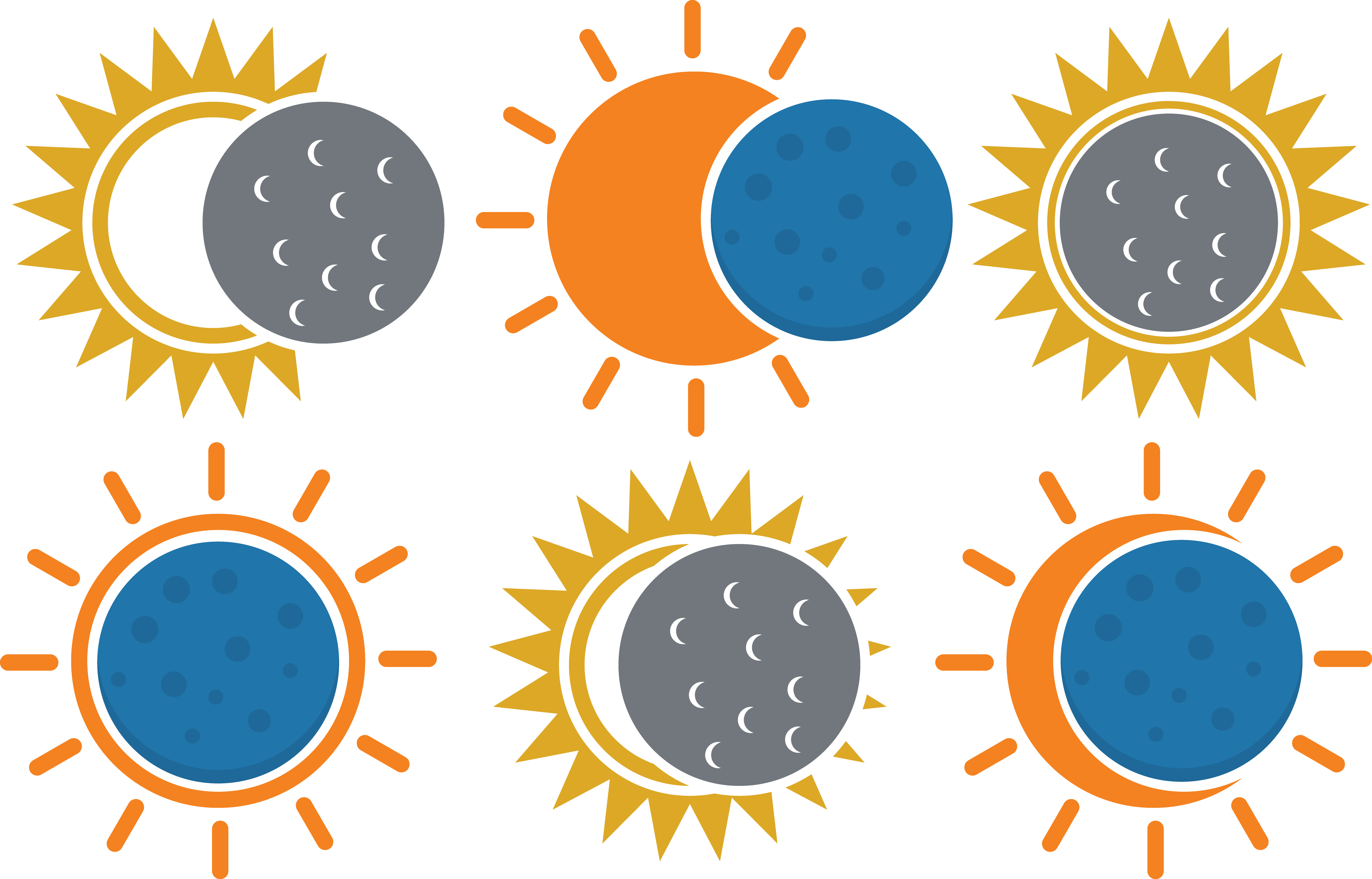 Cartoon Sun Earth - Circle (5407x3464)