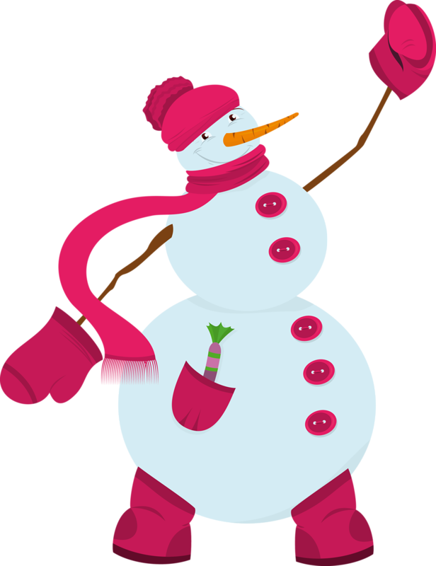 Tubes Noel / Bonhommes De Neiges - Snowman (616x800)