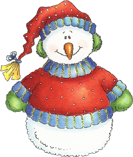 Bonhomme De Neige - Christmas Day (447x525)
