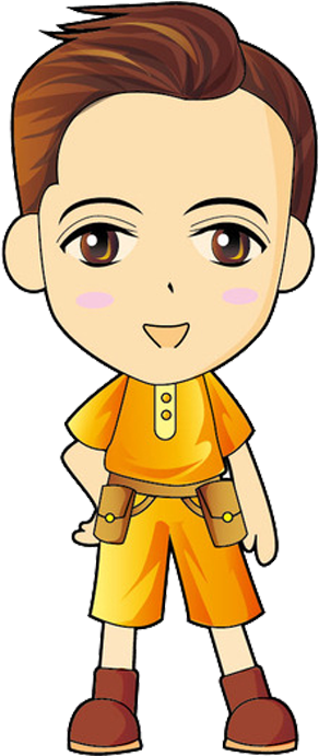 Cartoon Illustration - Handsome Boy - Handsome Boy Cartoon Png (800x724)