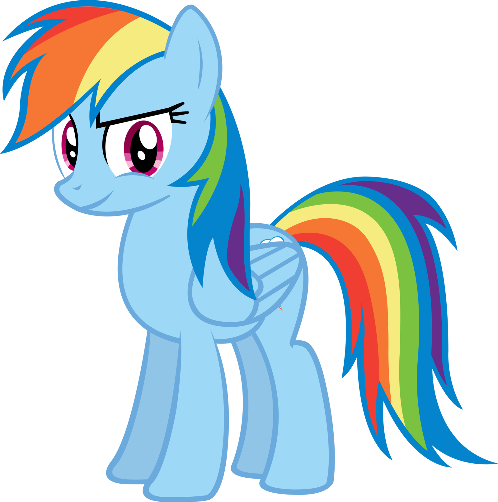 Rainbow Dash - Mlp Fim Rainbow Dash (1600x1612)