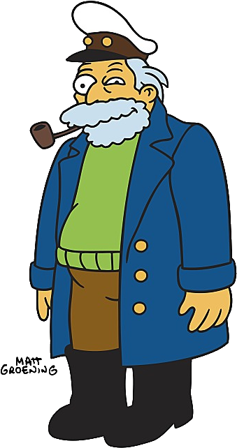 Seacaptain - Sea Captain The Simpsons (452x653)