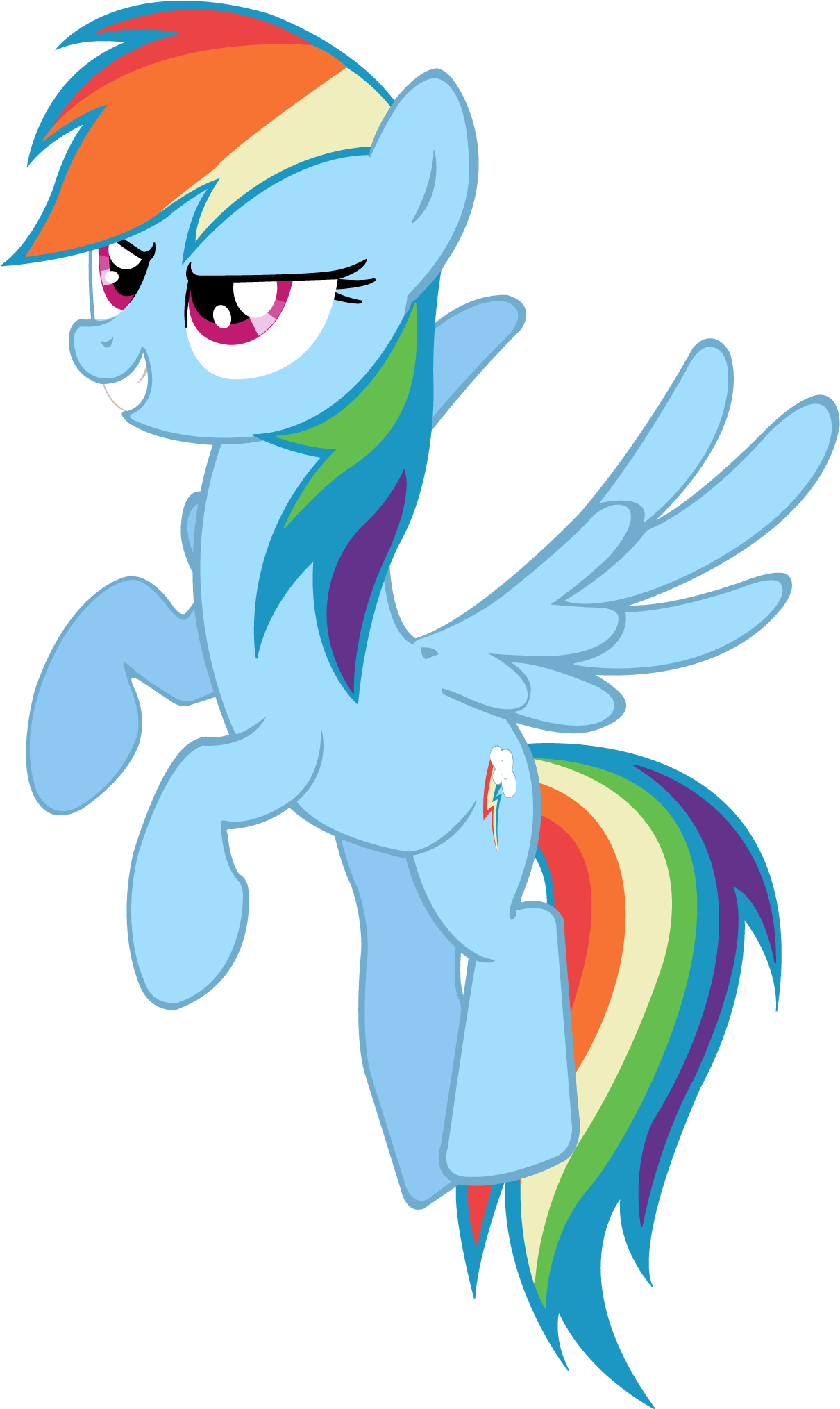My Little Pony Friendship Is Magic Rainbow Dash Dress - Rainbow Dash Flying (1578x2107)