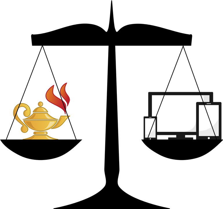 Which Comes First, Curriculum Or Technology - Scales Of Justice Clip Art (1440x720)