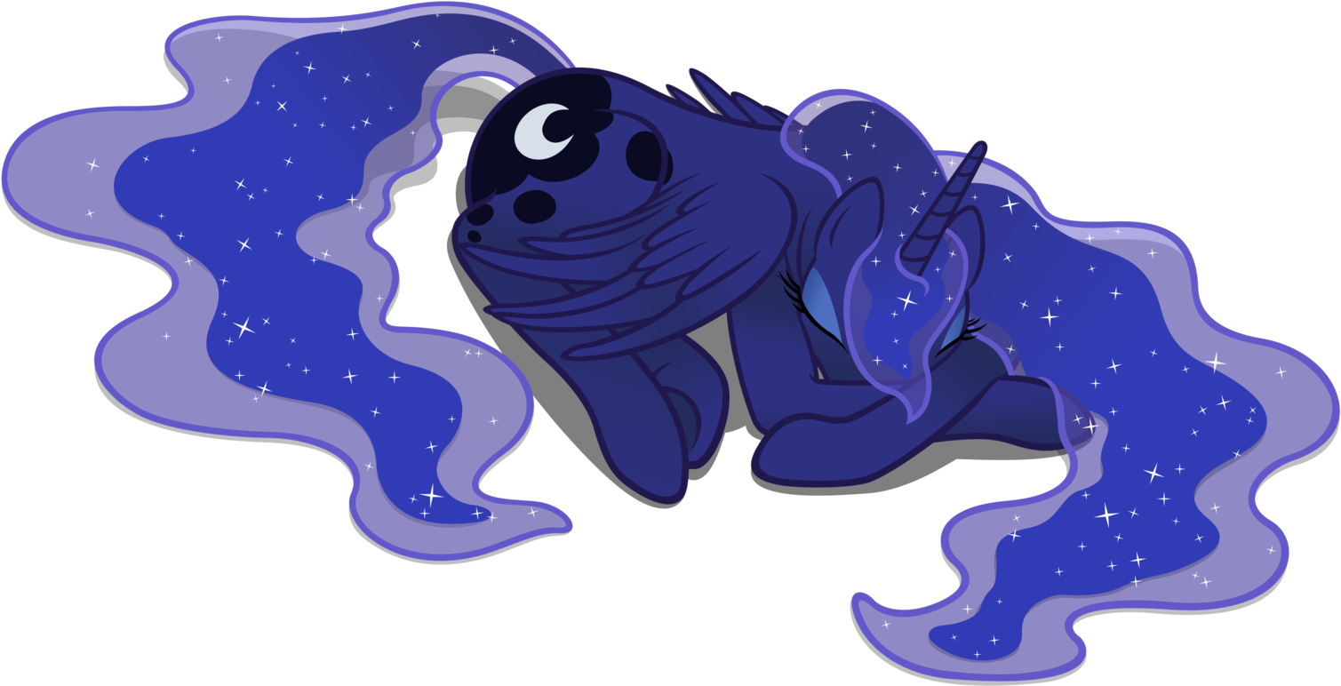 Mlp Sleepyluna - Princess Luna Costume For Adults (1600x923)