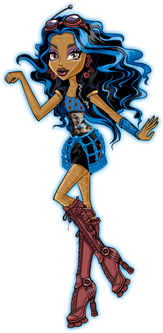 Robecca Steam By ~ariadna-ari On Deviantart - Monster High Robecca (650x1230)