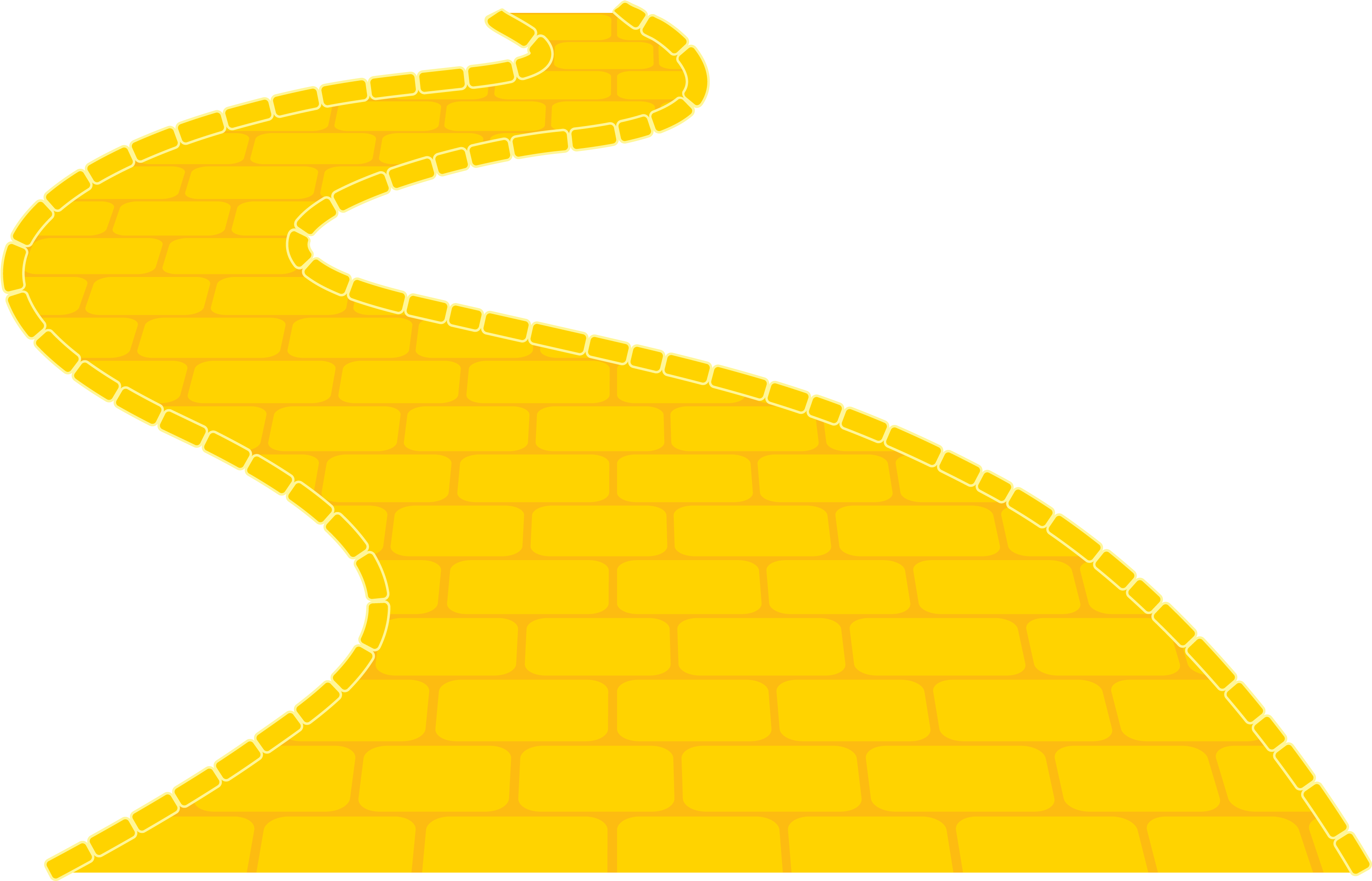 Jpwizardoz Yellowbrickroad Dk022 Png Free Clipart Yellow - Yellow Brick Road Png (3497x2127)