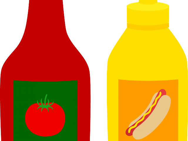 Free Cliparts Ketchup - Glass Bottle (640x480)