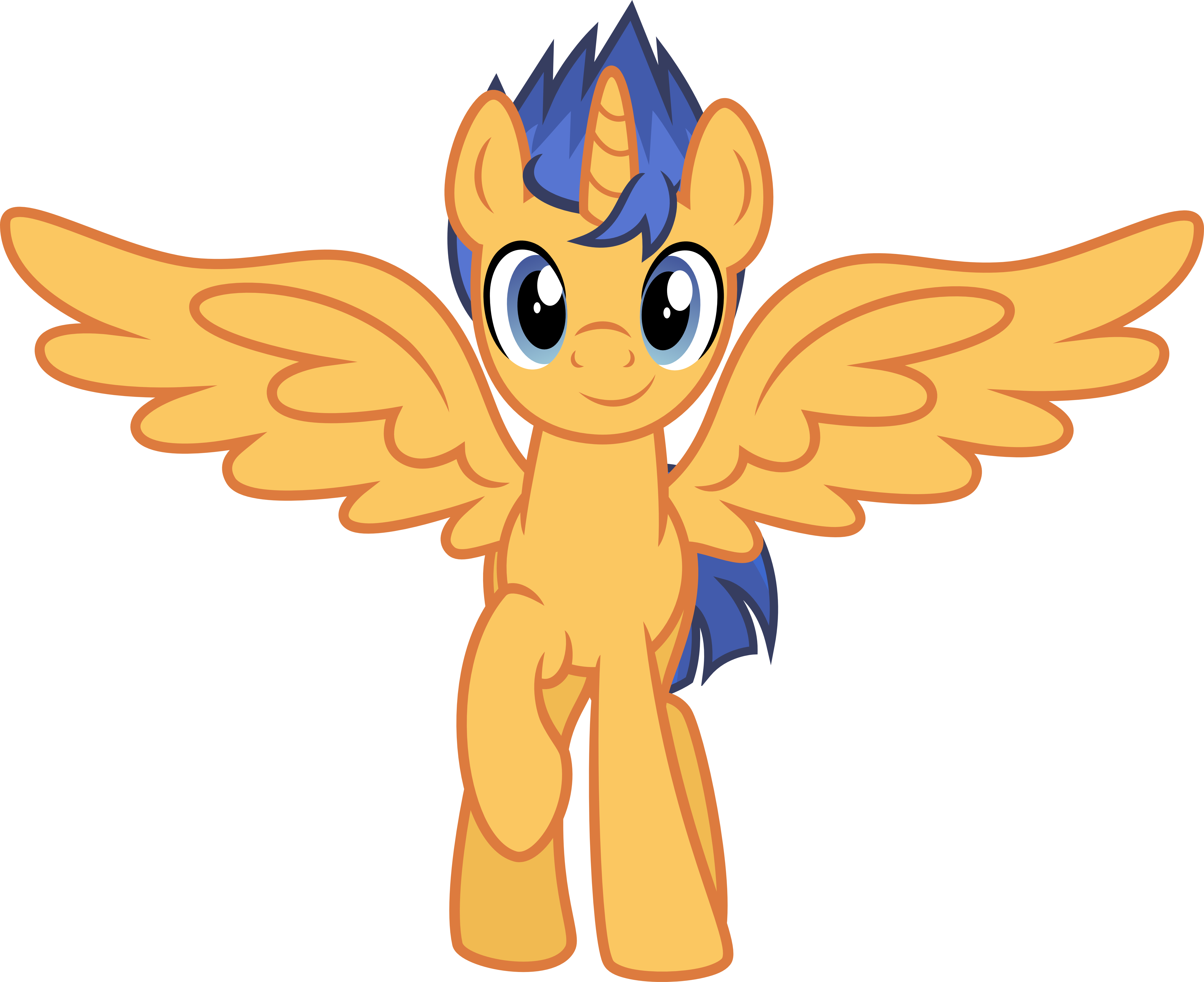 My Little Pony Clipart Yellow - Flash My Little Pony (5169x4215)