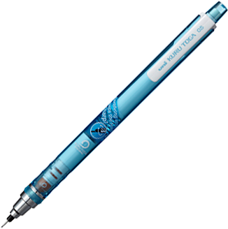 Uni Mechanical Pencil Regualr Ms450 Blue Kurutoga - Flexcils Drawing Pencil Fle 102 14 Hb2 (500x500)