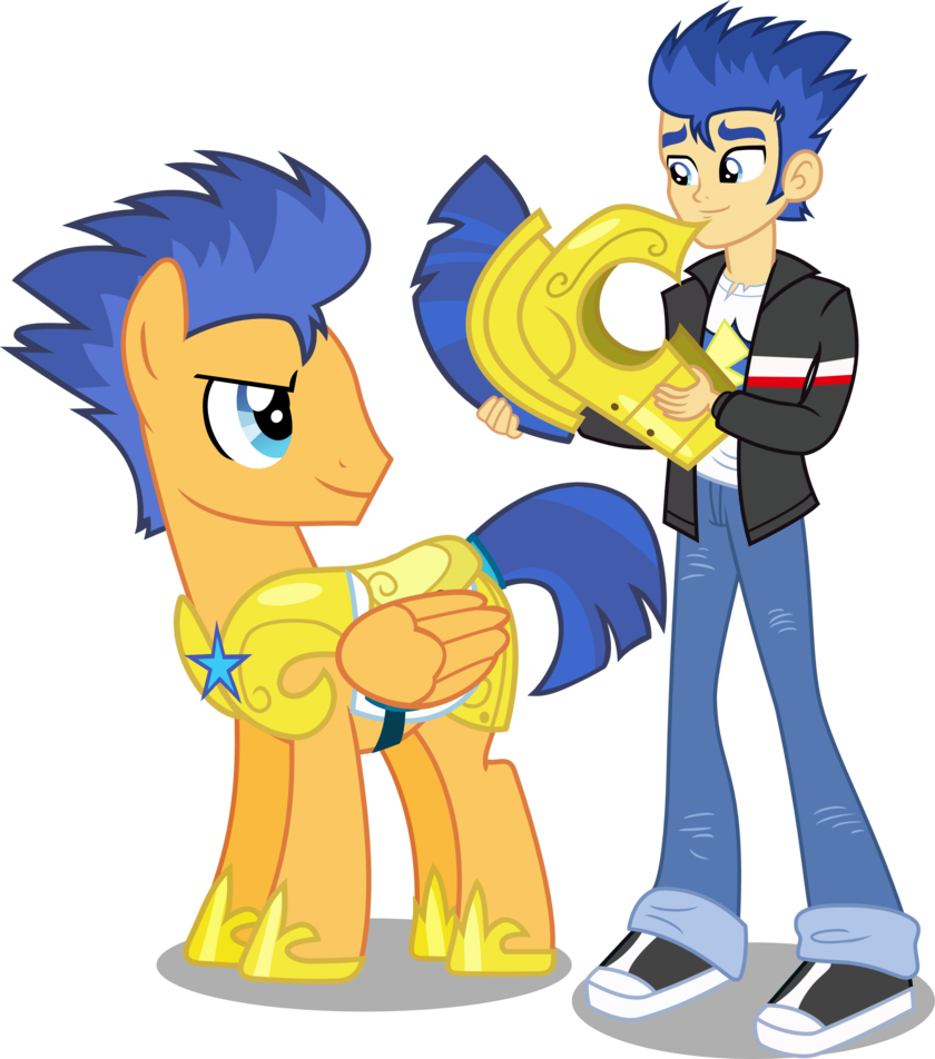 Flash Sentry And Flash Sentry By Hampshi - Mlp Fim Flash Sentry (840x952)