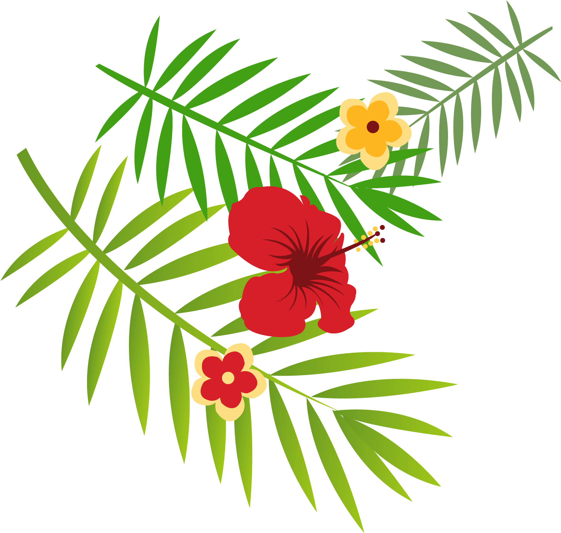 Floral Design Leaf Symmetry - Flower (1875x1733)