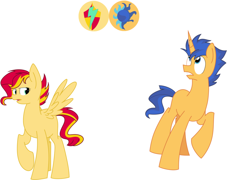 My Little Pony Flash Sentry And Sunset Shimmer - Mlp Flash Sentry And Sunset Shimmer (1004x795)