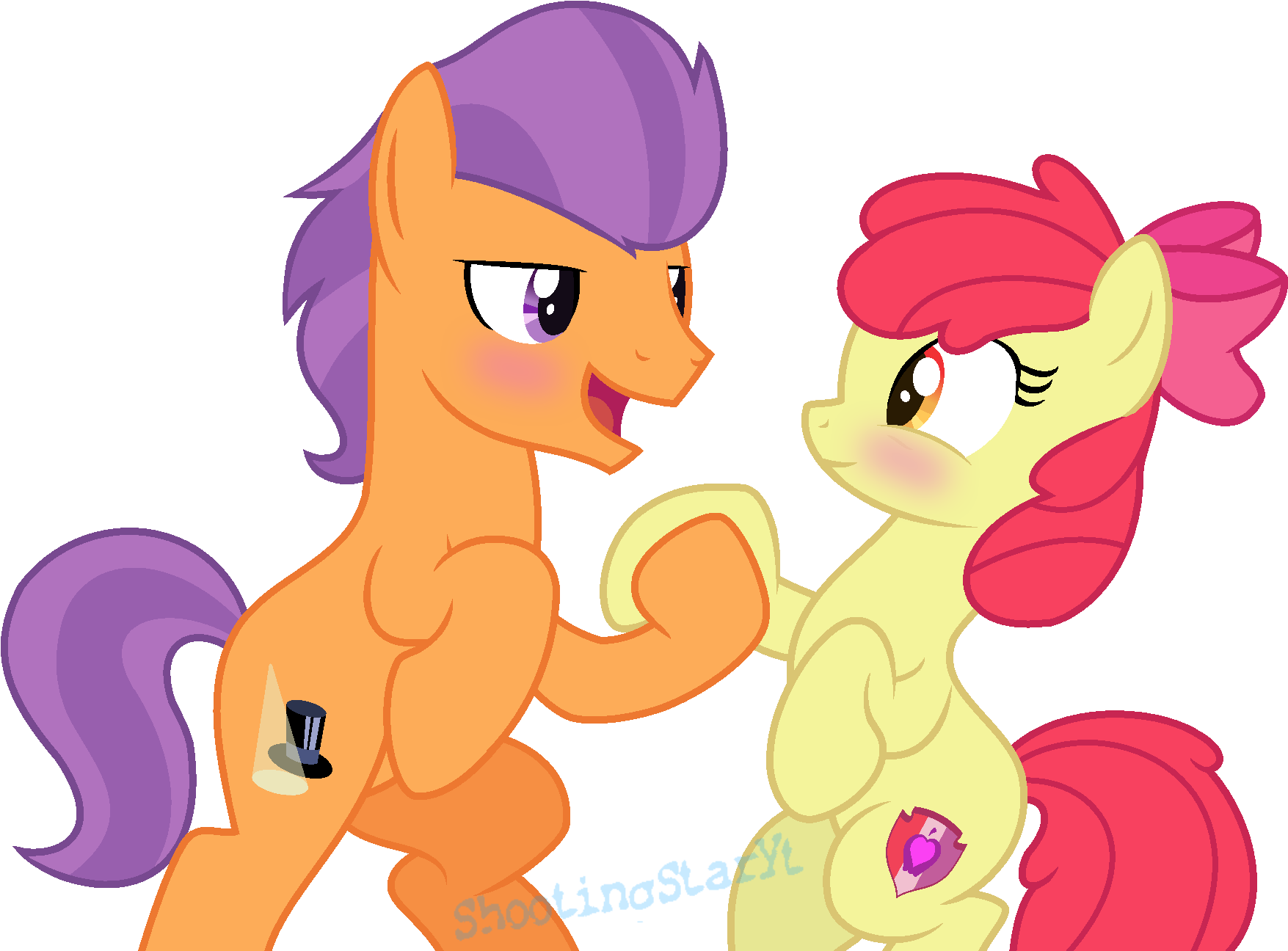 Andypriceart 450 39 Mlp Dance With Me Applebloom [next - Comics (1808x1326)