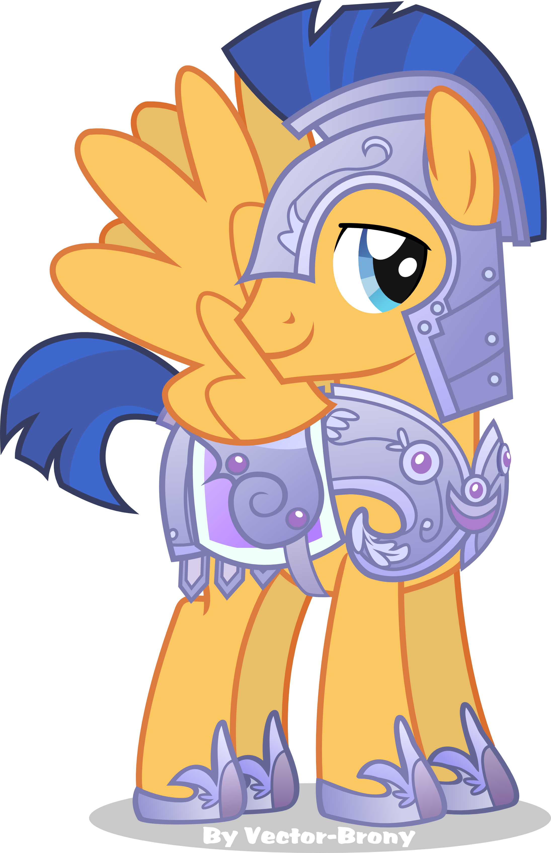 Cindersdesigns 181 29 Flash Sentry In Crystal Armour - Mlp Flash Sentry Unicor (2190x3388)