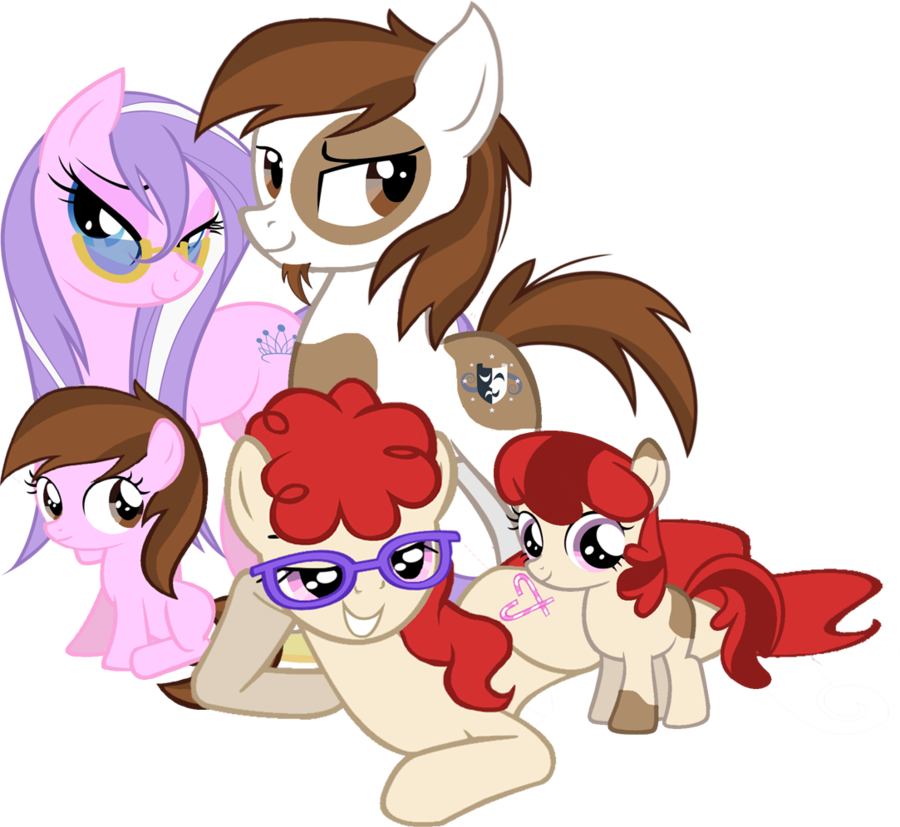 Pip And His Girls By Dlazerous - Cartoon (900x827)