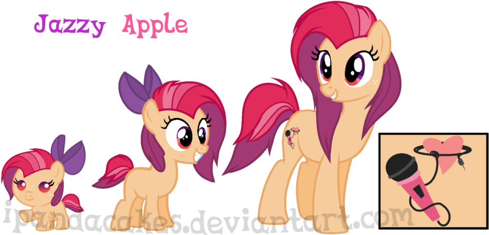 Jazzy Apple By Ipandacakes On Deviantart - Apple Bloom And Tender Taps (1024x527)