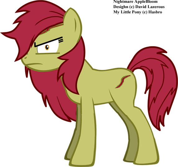 Creatures My Little Pony Friendship Is Magic Wiki - Apple Bloom Grown Up (572x539)