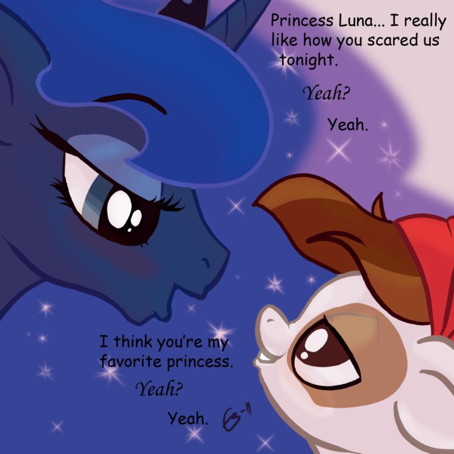 Luna X Pipsqueak By Gavalanche - Spike X Princess Luna - (894x894) Png  Clipart Download, image size:894x894