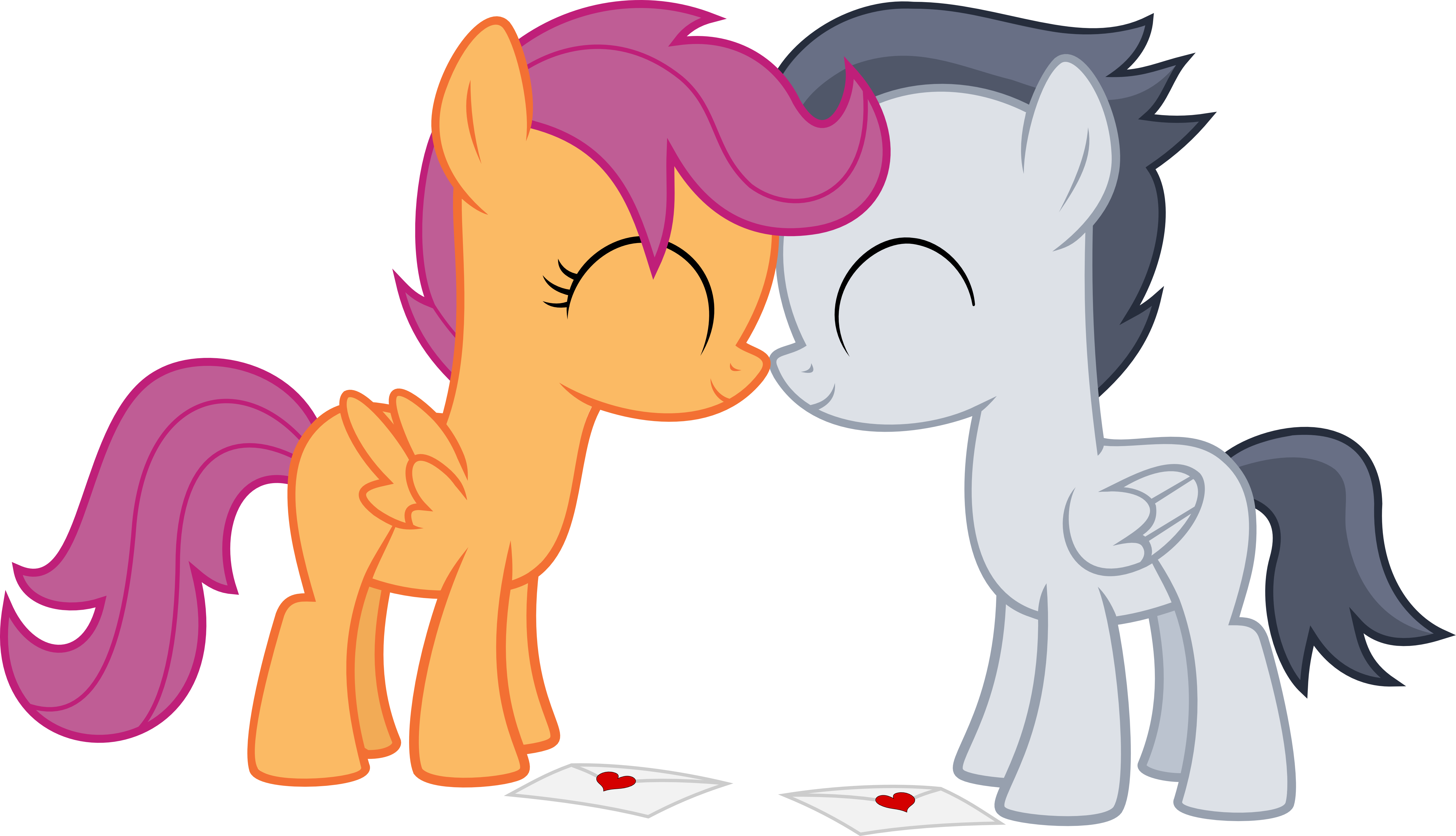 Scootaloo, Apple Bloom, And Sweetie Belle - My Little Pony Scootaloo In Love (5463x3137)