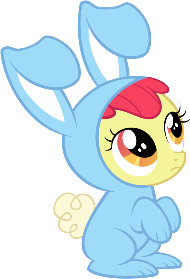 Tv My Leettle-å Puny - Mlp Apple Bloom As A Bunny (771x1037)